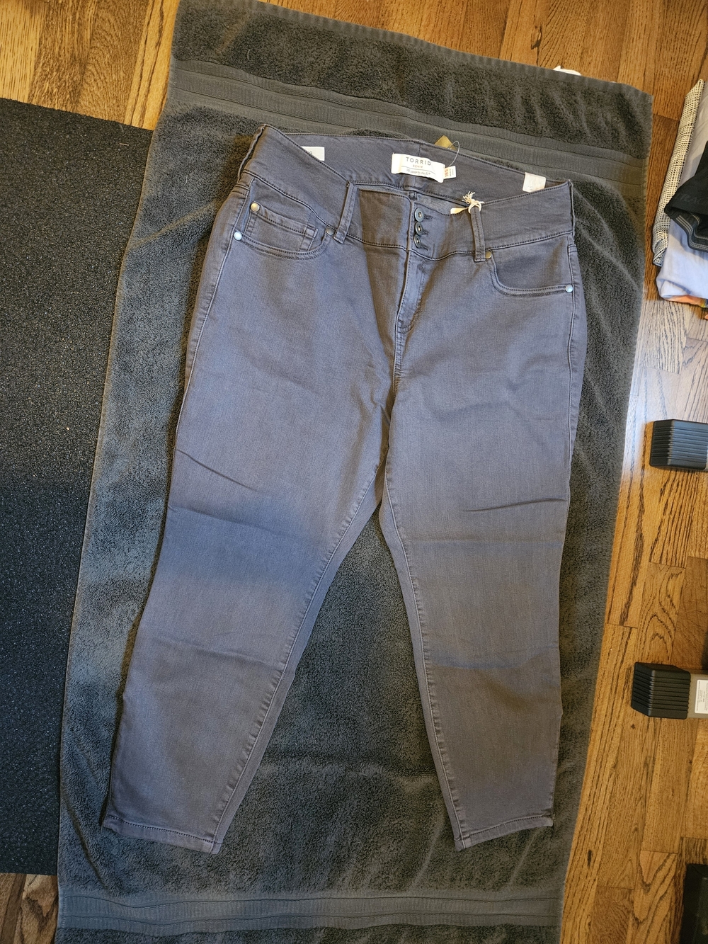 torrid Charcoal High-Rise Skinny Jeggings